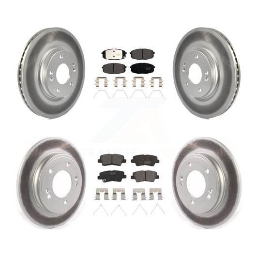 Coated Disc Rotors and Ceramic Brake Pads Kit-KGT-103107 - Kit.bestparts.ca