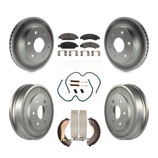 Coated Disc Rotors and Ceramic Brake Pads Kit-KGT-103123 - Kit.bestparts.ca