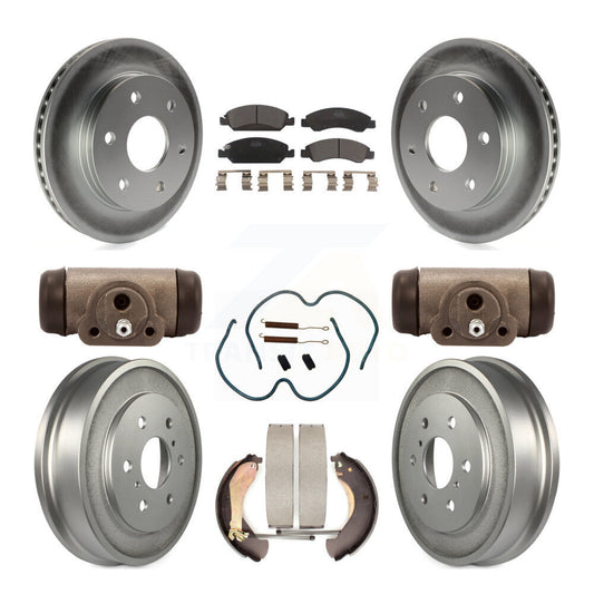 Coated Disc Rotors and Ceramic Brake Pads Kit-KGT-103125 - Kit.bestparts.ca