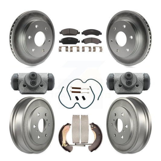 Coated Disc Rotors and Ceramic Brake Pads Kit-KGT-103126 - Kit.bestparts.ca