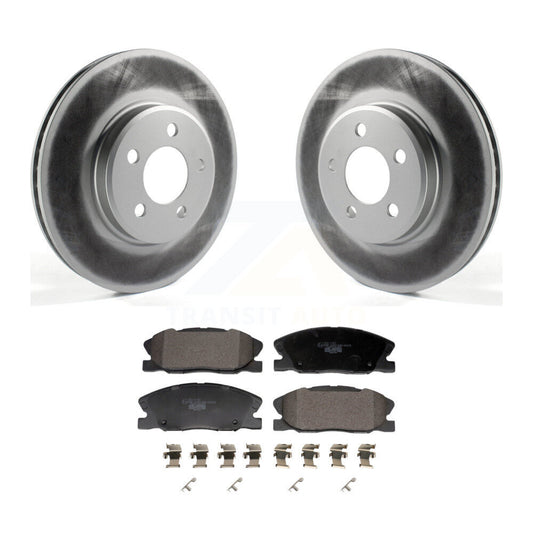 Coated Disc Rotors and Ceramic Brake Pads Kit-KGT-103157 - Kit.bestparts.ca