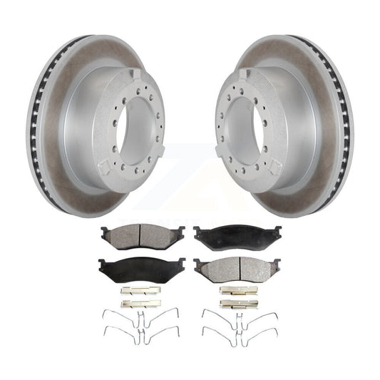 Coated Disc Rotors and Ceramic Brake Pads Kit-KGT-103166 - Kit.bestparts.ca
