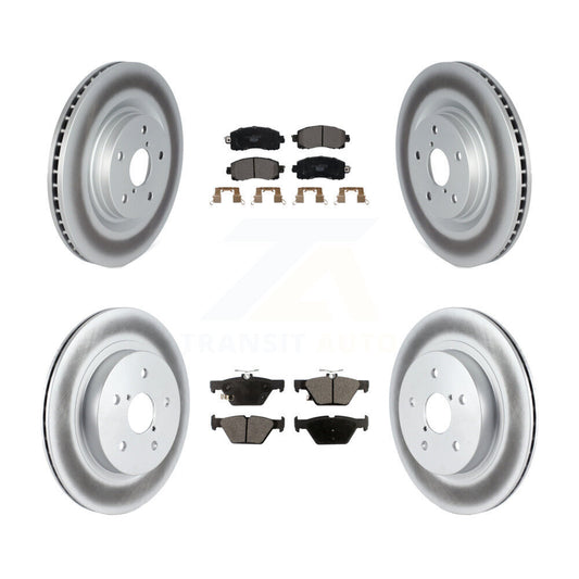 Coated Disc Rotors and Ceramic Brake Pads Kit-KGT-103173 - Kit.bestparts.ca