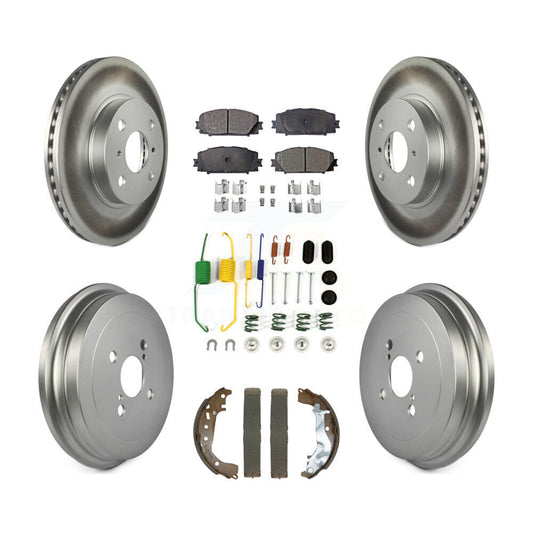 Coated Disc Rotors and Ceramic Brake Pads Kit-KGT-103198 - Kit.bestparts.ca