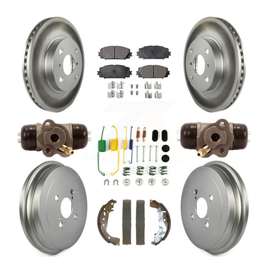 Coated Disc Rotors and Ceramic Brake Pads Kit-KGT-103203 - Kit.bestparts.ca