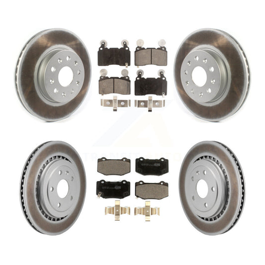 Coated Disc Rotors and Ceramic Brake Pads Kit-KGT-103206 - Kit.bestparts.ca