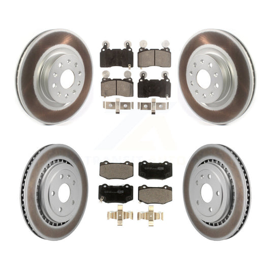 Coated Disc Rotors and Ceramic Brake Pads Kit-KGT-103207 - Kit.bestparts.ca