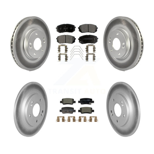 Coated Disc Rotors and Ceramic Brake Pads Kit-KGT-103210 - Kit.bestparts.ca