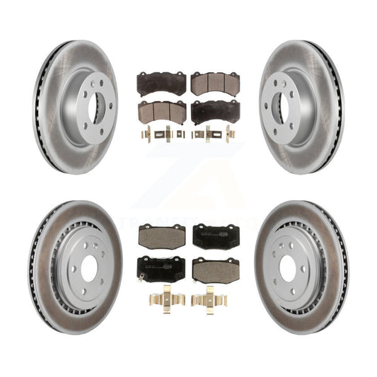 Coated Disc Rotors and Ceramic Brake Pads Kit-KGT-103211 - Kit.bestparts.ca