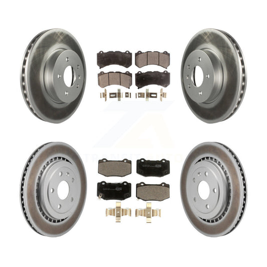 Coated Disc Rotors and Ceramic Brake Pads Kit-KGT-103212 - Kit.bestparts.ca