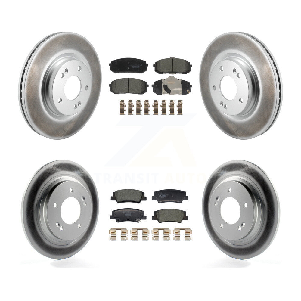 Coated Disc Rotors and Ceramic Brake Pads Kit-KGT-103223 - Kit.bestparts.ca Kit.bestparts.ca
