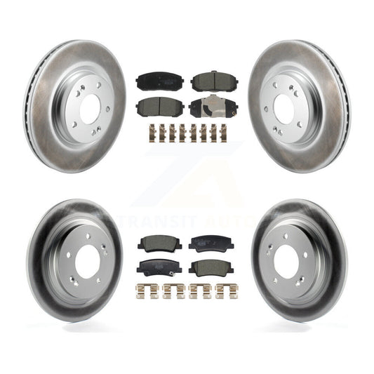Coated Disc Rotors and Ceramic Brake Pads Kit-KGT-103223 - Kit.bestparts.ca