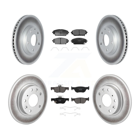 Coated Disc Rotors and Ceramic Brake Pads Kit-KGT-103228 - Kit.bestparts.ca