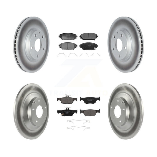 Coated Disc Rotors and Ceramic Brake Pads Kit-KGT-103229 - Kit.bestparts.ca