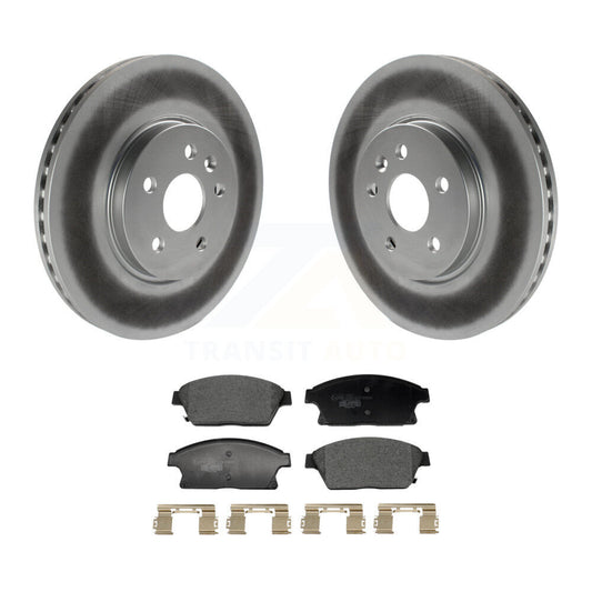 Coated Disc Rotors and Ceramic Brake Pads Kit-KGT-103261 - Kit.bestparts.ca