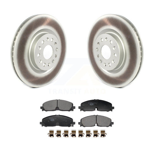Coated Disc Rotors and Ceramic Brake Pads Kit-KGT-103262 - Kit.bestparts.ca