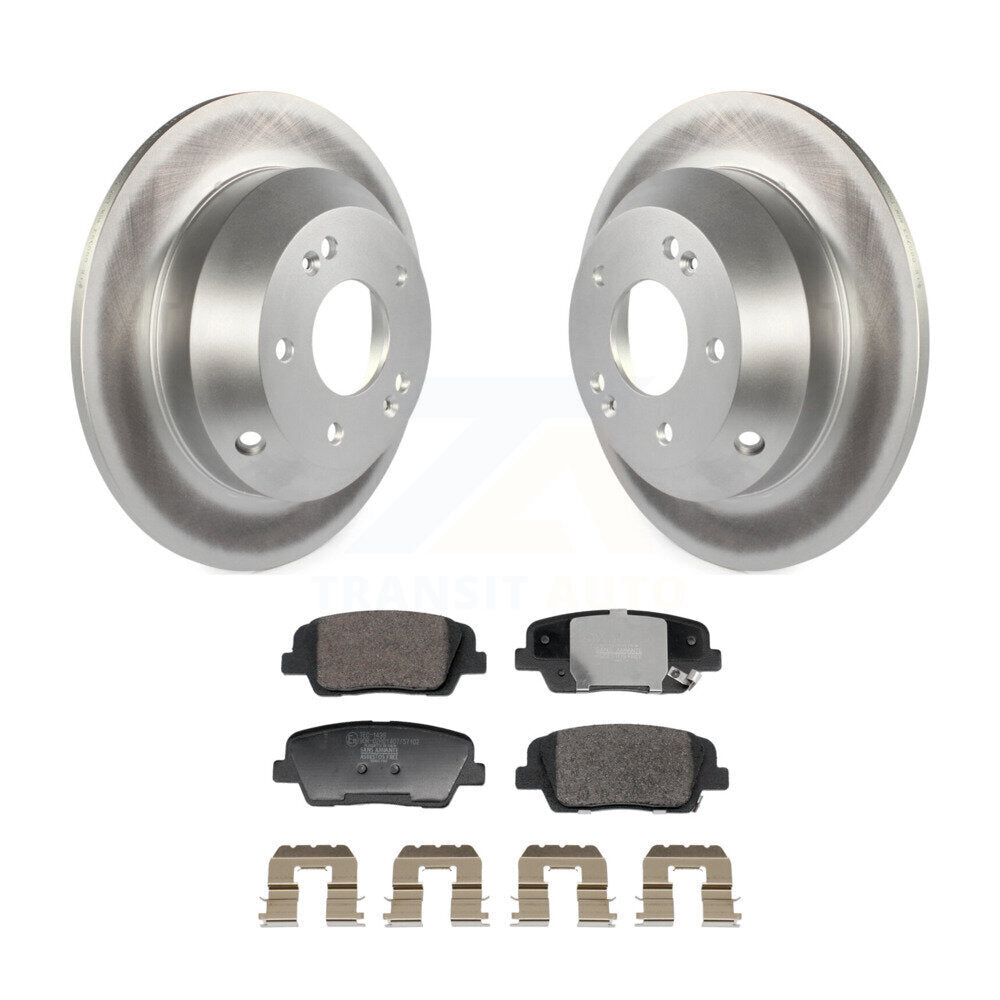 Coated Disc Rotors and Ceramic Brake Pads Kit-KGT-103288 - Kit.bestparts.ca