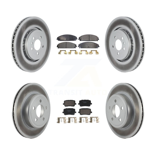 Coated Disc Rotors and Ceramic Brake Pads Kit-KGT-103346 - Kit.bestparts.ca