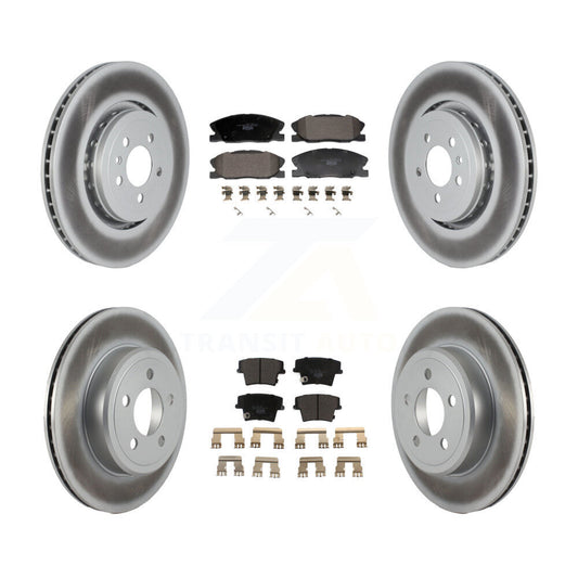 Coated Disc Rotors and Ceramic Brake Pads Kit-KGT-103348 - Kit.bestparts.ca