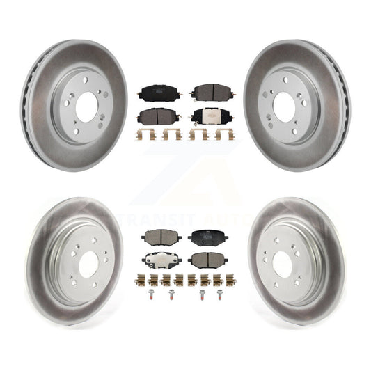 Coated Disc Rotors and Ceramic Brake Pads Kit-KGT-103366 - Kit.bestparts.ca