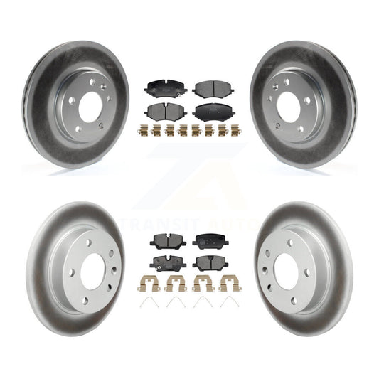 Coated Disc Rotors and Ceramic Brake Pads Kit-KGT-103392 - Kit.bestparts.ca