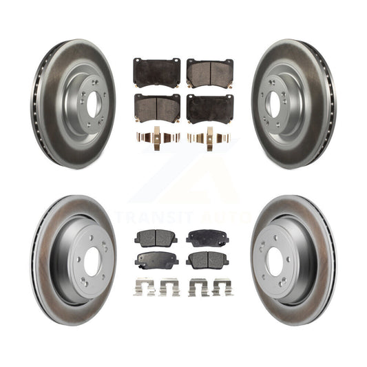 Coated Disc Rotors and Ceramic Brake Pads Kit-KGT-103400 - Kit.bestparts.ca