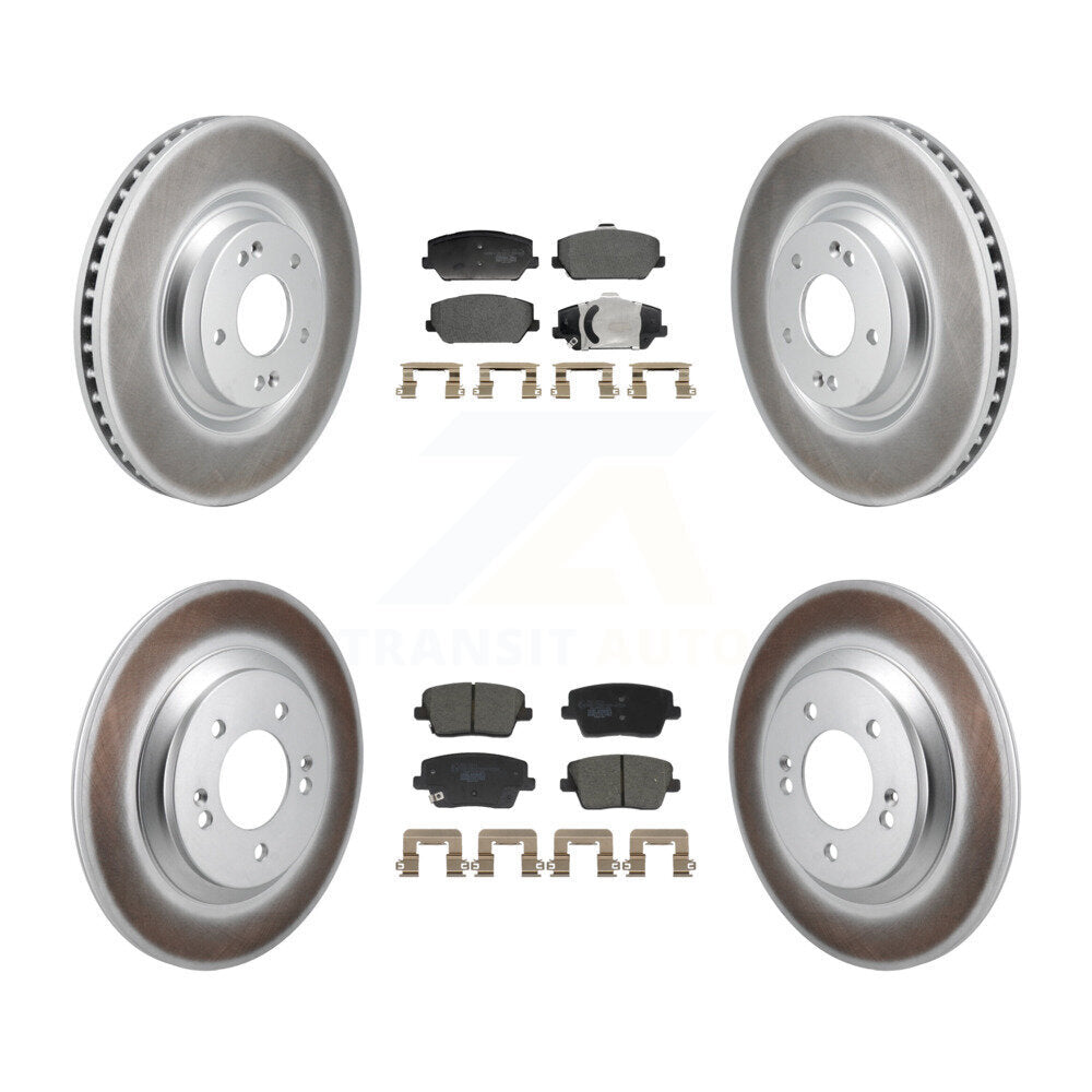Disc Rotors and Ceramic Brake Pads Kit-KGT-103422 - Kit.bestparts.ca