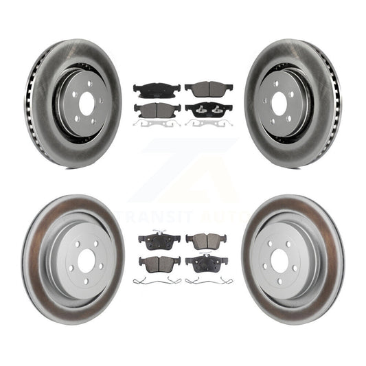 Coated Disc Rotors and Ceramic Brake Pads Kit-KGT-103427 - Kit.bestparts.ca