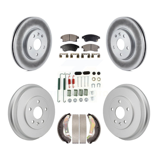Coated Disc Rotors and Ceramic Brake Pads Kit-KGT-103581 - Kit.bestparts.ca