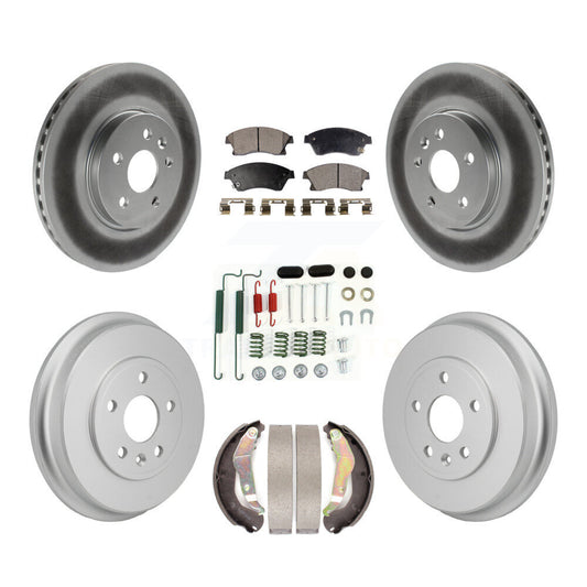 Coated Disc Rotors and Ceramic Brake Pads Kit-KGT-103582 - Kit.bestparts.ca