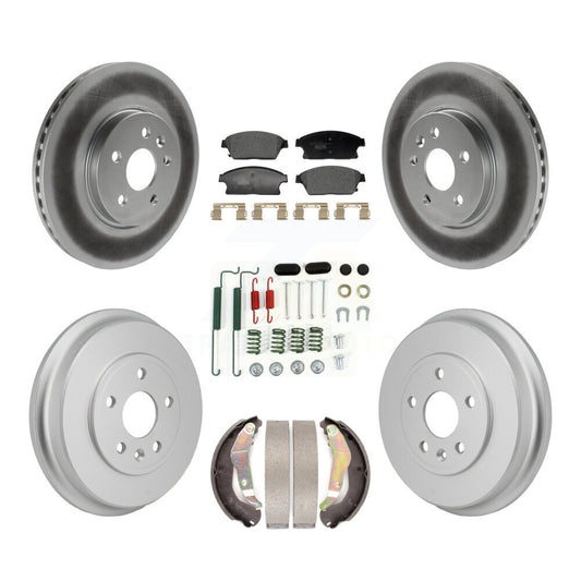 Coated Disc Rotors and Ceramic Brake Pads Kit-KGT-103583 - Kit.bestparts.ca