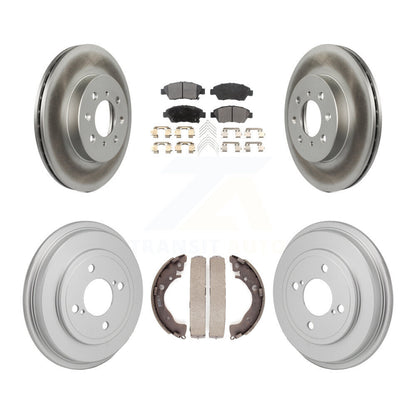 Coated Disc Rotors and Ceramic Brake Pads Kit-KGT-103586 - Kit.bestparts.ca