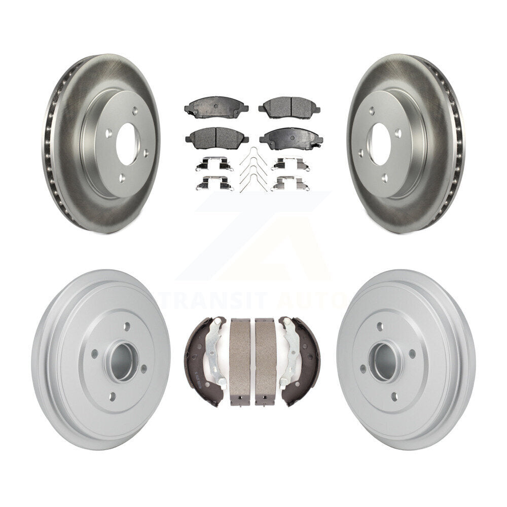 Coated Disc Rotors and Ceramic Brake Pads Kit-KGT-103588 - Kit.bestparts.ca