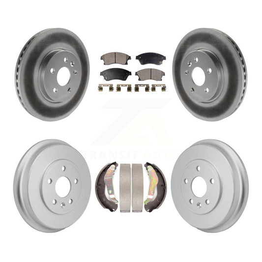 Coated Disc Rotors and Ceramic Brake Pads Kit-KGT-103592 - Kit.bestparts.ca