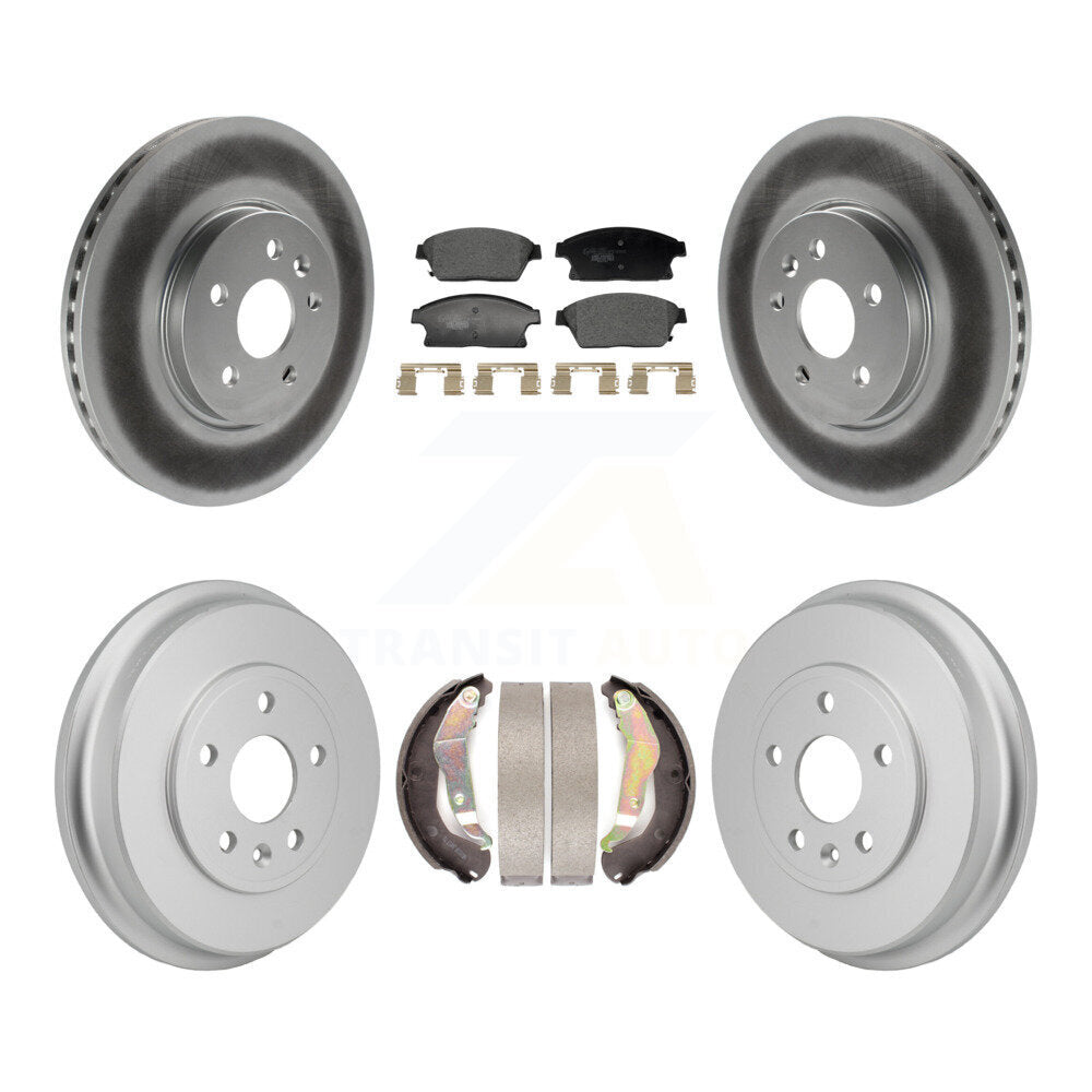 Coated Disc Rotors and Ceramic Brake Pads Kit-KGT-103593 - Kit.bestparts.ca