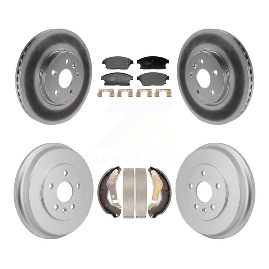 Coated Disc Rotors and Ceramic Brake Pads Kit-KGT-103593 - Kit.bestparts.ca