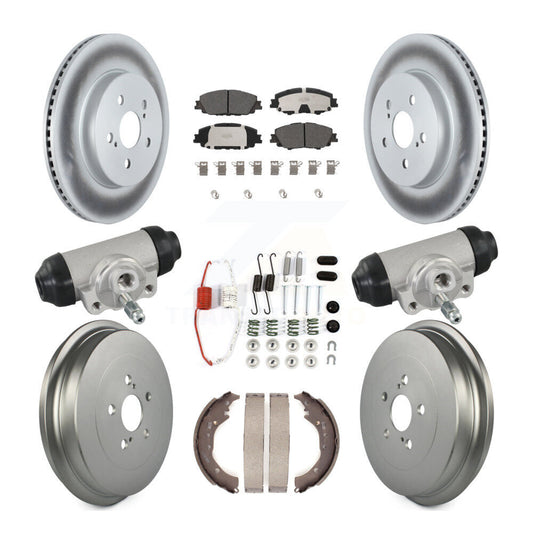 Coated Disc Rotors and Ceramic Brake Pads Kit-KGT-103599