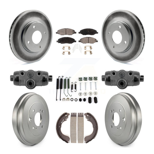 Coated Disc Rotors and Ceramic Brake Pads Kit-KGT-103600 - Kit.bestparts.ca
