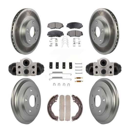 Coated Disc Rotors and Ceramic Brake Pads Kit-KGT-103602 - Kit.bestparts.ca