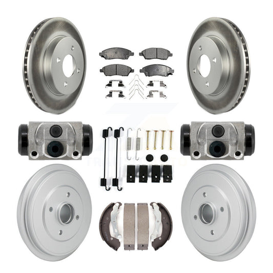 Coated Disc Rotors and Ceramic Brake Pads Kit-KGT-103604 - Kit.bestparts.ca