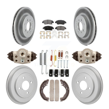 Coated Disc Rotors and Ceramic Brake Pads Kit-KGT-103607 - Kit.bestparts.ca