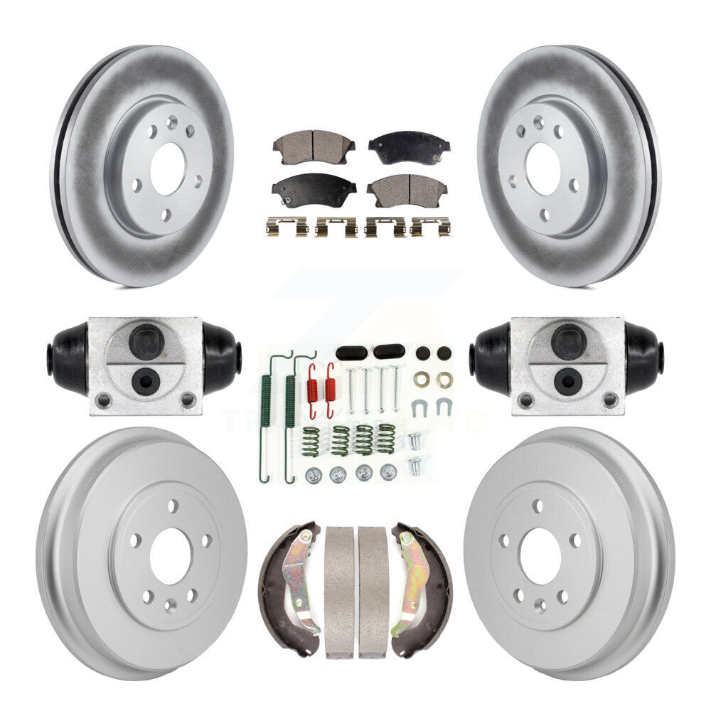 Coated Disc Rotors and Ceramic Brake Pads Kit-KGT-103608 - Kit.bestparts.ca