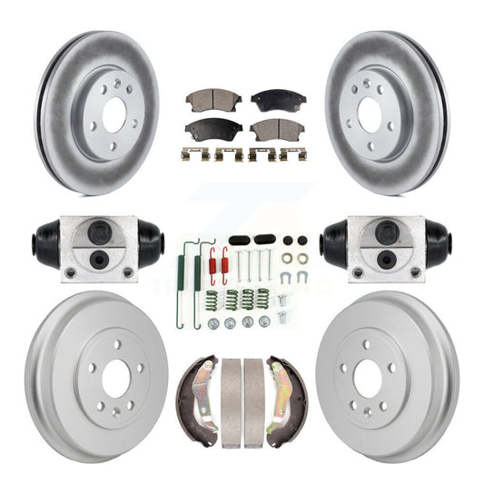 Coated Disc Rotors and Ceramic Brake Pads Kit-KGT-103608 - Kit.bestparts.ca