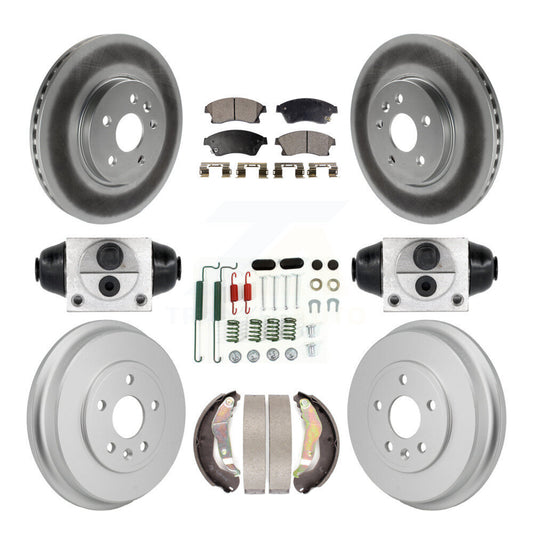 Coated Disc Rotors and Ceramic Brake Pads Kit-KGT-103609 - Kit.bestparts.ca