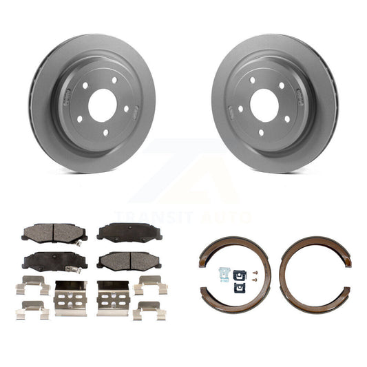 Coated Disc Rotors and Ceramic Brake Pads Kit-KGT-103641 - Kit.bestparts.ca
