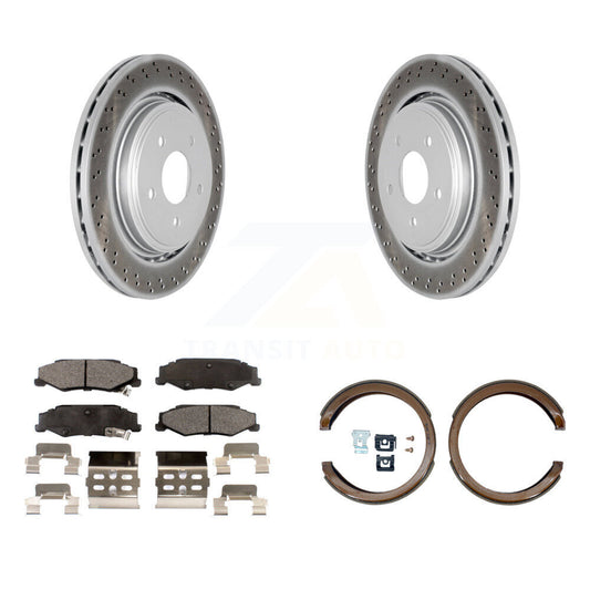 Coated Disc Rotors and Ceramic Brake Pads Kit-KGT-103642 - Kit.bestparts.ca