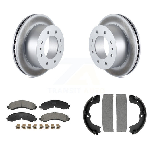 Coated Disc Rotors and Ceramic Brake Pads Kit-KGT-103702 - Kit.bestparts.ca