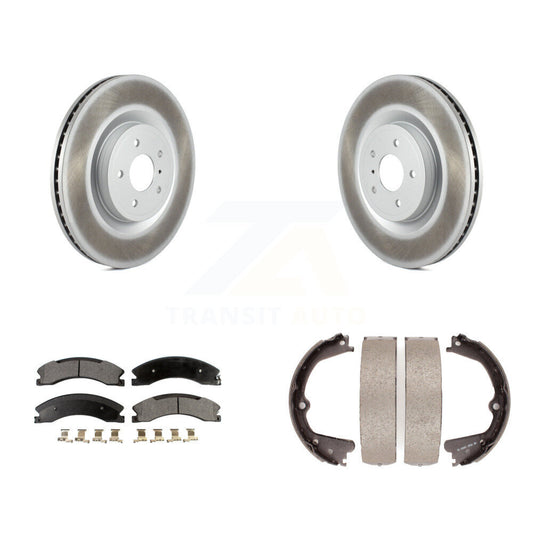 Coated Disc Rotors and Ceramic Brake Pads Kit-KGT-103718 - Kit.bestparts.ca