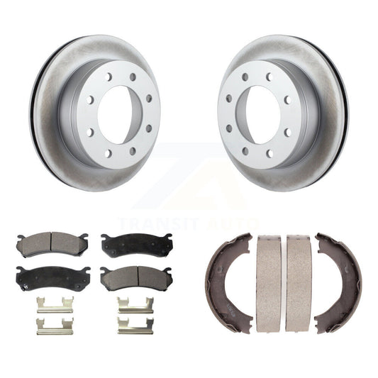 Coated Disc Rotors and Ceramic Brake Pads Kit-KGT-103755 - Kit.bestparts.ca