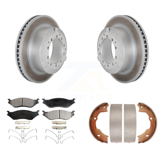 Coated Disc Rotors and Ceramic Brake Pads Kit-KGT-103884 - Kit.bestparts.ca